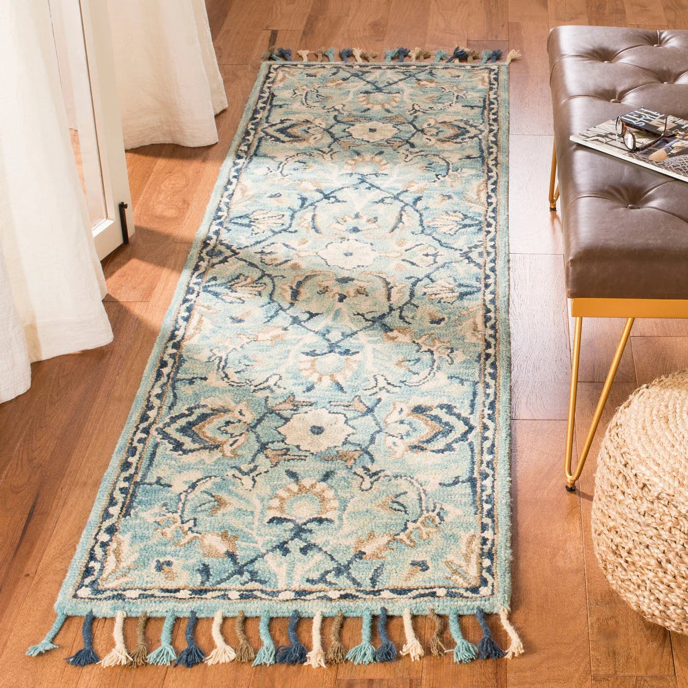 SAFAVIEH Handmade Blossom Rosalee Modern Floral Wool Rug